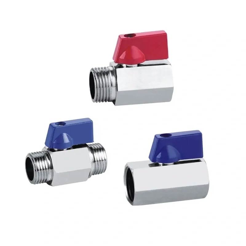 Brass Mini Ball Valve With Aluminium Handle